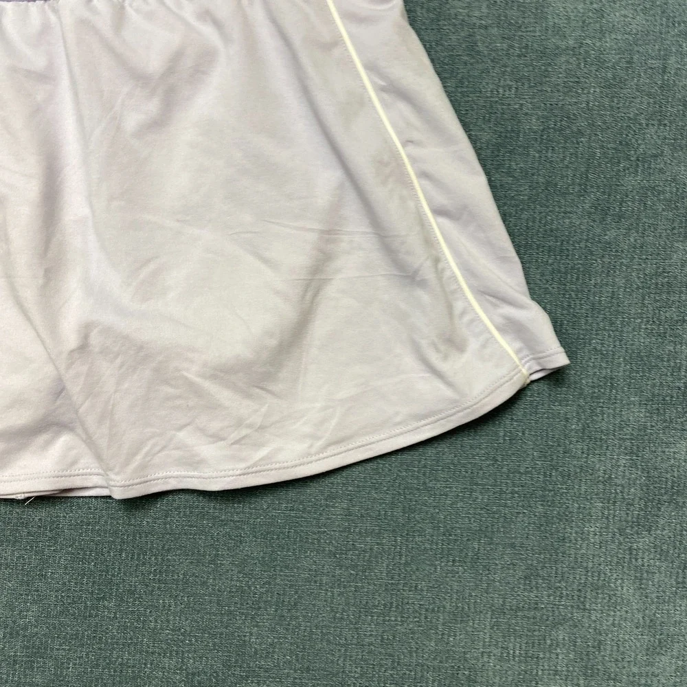 Nike‎ Dri Fit Skort Womens Light Purple Mid Rise Built In Brief Running Tennis